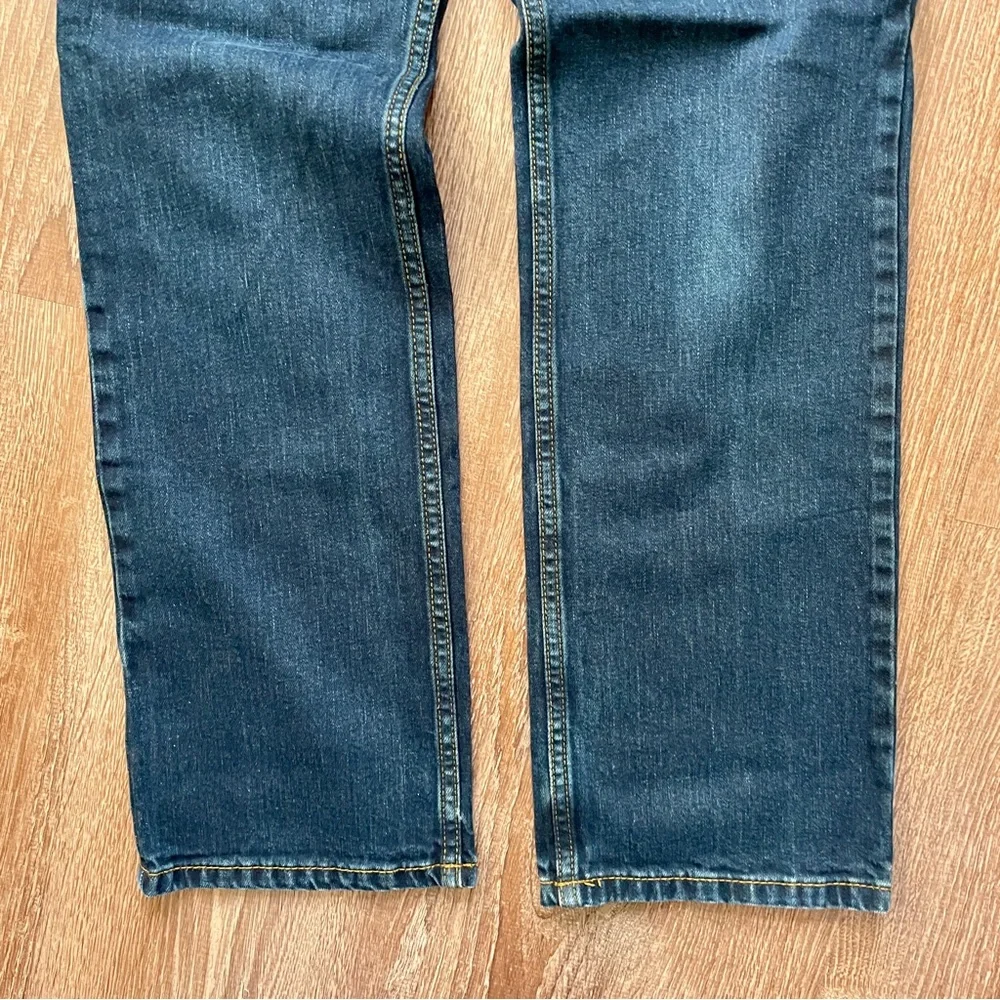 Cat & Jack Kids' Dark Blue Denim Straight Leg Jeans 16 - Picture 5 of 6
